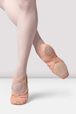 Deals 🎉 BLOCHSTORE-US Ladies Precision Leather Ballet Shoes Pink Leather 😉