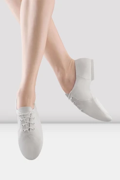 Deals 👍 BLOCHSTORE-US Ladies Jazzsoft Leather Jazz Shoes White Leather ⌛