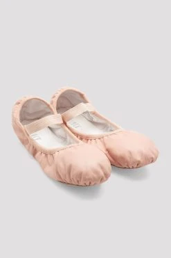 New ⌛ BLOCHSTORE-US Ladies Giselle Leather Ballet Shoes Theatrical Pink Leather 😀 -Adultes Dance Store AK0X4eQk