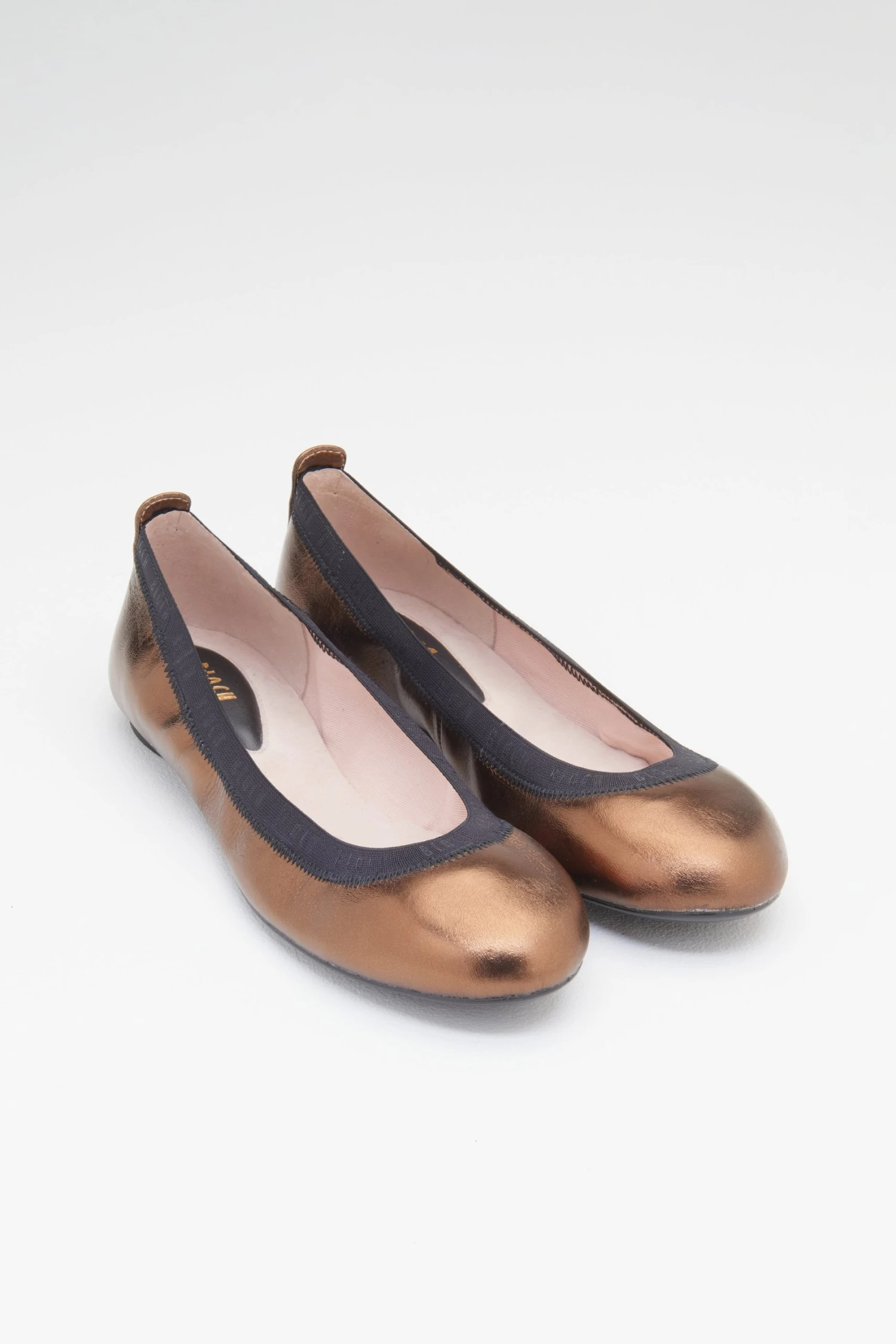 Outlet ✨ BLOCHSTORE-US Ladies Carina Ballet Flats Light Bronze Leather ✨ 3 Outlet ✨ BLOCHSTORE-US Ladies Carina Ballet Flats Light Bronze Leather ✨ - Image 3