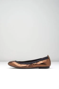 Outlet ✨ BLOCHSTORE-US Ladies Carina Ballet Flats Light Bronze Leather ✨