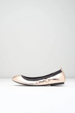 New 🎉 BLOCHSTORE-US Ladies Carina Ballet Flats Rame Leather 🛒