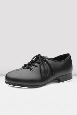 Best deal 💯 BLOCHSTORE-US Ladies Dance Now Student Jazz Tap Shoes Black Synthetic Leather ❤️