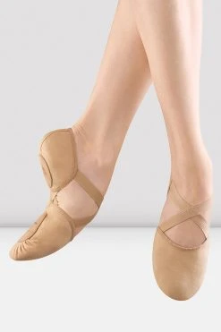 Best reviews of 🛒 BLOCHSTORE-US Ladies Elastosplit Canvas Ballet 🎉 Shoes Light Sand Canvas ✔️