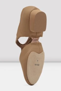 Coupon ❤️ BLOCHSTORE-US Ladies Elastosplit Grecian Teaching 👍 Shoes Tan Leather 💯 -Adultes Dance Store ES0410L TAN 05