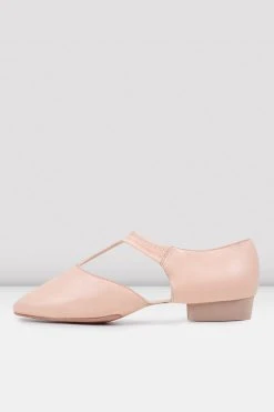 Wholesale 🤩 BLOCHSTORE-US Ladies Elastosplit Grecian Teaching Shoes Pink Leather 🌟