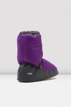 Brand new 👏 BLOCHSTORE-US Adult Warm Up Booties Purple Nylon ⭐ -Adultes Dance Store IM009 PRP 04