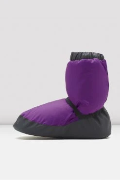 Brand new 👏 BLOCHSTORE-US Adult Warm Up Booties Purple Nylon ⭐
