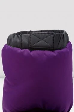 Brand new 👏 BLOCHSTORE-US Adult Warm Up Booties Purple Nylon ⭐ -Adultes Dance Store IM009 PRP 09