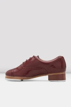 New ❤️ BLOCHSTORE-US Ladies Jason Samuels Smith Patent Tap 👏 Shoes Burgundy Patent 💯