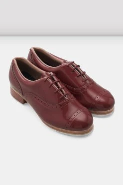 New ❤️ BLOCHSTORE-US Ladies Jason Samuels Smith Patent Tap 👏 Shoes Burgundy Patent 💯 -Adultes Dance Store JSS PATENT BUR 09