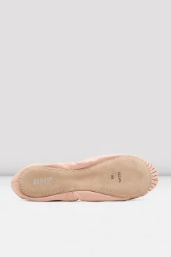New ⌛ BLOCHSTORE-US Ladies Giselle Leather Ballet Shoes Theatrical Pink Leather 😀 -Adultes Dance Store Pzt I73Q