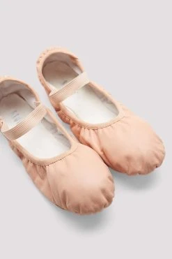 Promo ✨ BLOCHSTORE-US Ladies Giselle Leather Ballet Shoes Pink Leather 💯 -Adultes Dance Store QIkXMIEA