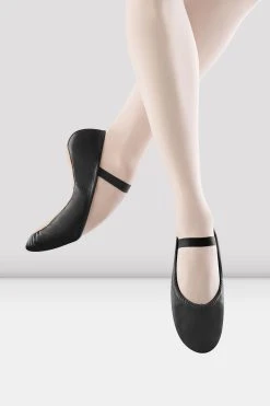 Flash Sale 🤩 BLOCHSTORE-US Ladies Dansoft Leather Ballet Shoes Black Leather 😉