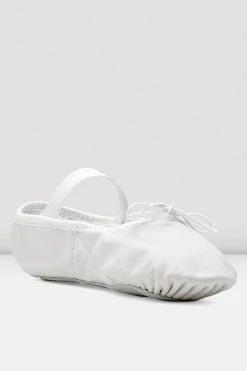 Flash Sale ✨ BLOCHSTORE-US Ladies Dansoft Leather Ballet 🔥 Shoes White Leather ✨ -Adultes Dance Store S0205L WHT 03