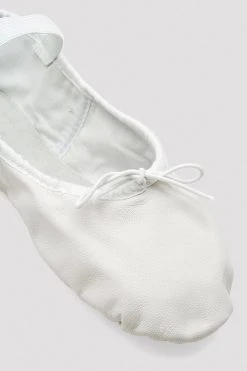 Flash Sale ✨ BLOCHSTORE-US Ladies Dansoft Leather Ballet 🔥 Shoes White Leather ✨ -Adultes Dance Store S0205L WHT 10