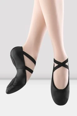 Best Pirce 🎁 BLOCHSTORE-US Ladies Prolite 2 Leather Ballet Shoes Black Leather 🛒