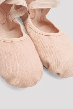 Wholesale 👏 BLOCHSTORE-US Ladies Infinity Stretch Canvas Ballet Shoes Pink Canvas 🤩 -Adultes Dance Store S0220L PNK 08