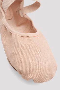 Wholesale 👏 BLOCHSTORE-US Ladies Infinity Stretch Canvas Ballet Shoes Pink Canvas 🤩 -Adultes Dance Store S0220L PNK 10