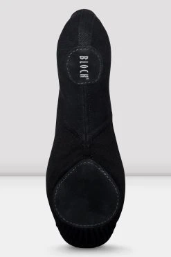 Brand new 🥰 BLOCHSTORE-US Mens Perfectus Canvas Ballet Shoes Black Canvas 🎁 -Adultes Dance Store S0233M BLK BACK 1