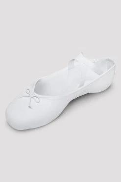 Outlet 😀 BLOCHSTORE-US Mens Perfectus Canvas Ballet 👍 Shoes White Canvas ✨