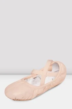 Wholesale ✔️ BLOCHSTORE-US Ladies Odette Leather Ballet 😀 Shoes Theatrical Pink Leather 🔥