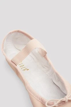 Promo ⌛ BLOCHSTORE-US Ladies Dansoft Ll Split Sole Ballet Shoes Pink Leather 💯 -Adultes Dance Store S0258L PNK 10