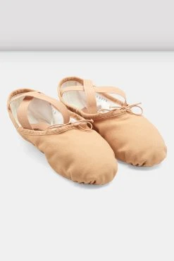 Best reviews of 🧨 BLOCHSTORE-US Mens Pump Canvas Ballet Shoes Light Sand Canvas 🔥 -Adultes Dance Store S0277L FSH 06
