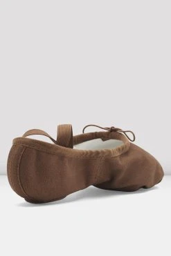 Best Sale ✨ BLOCHSTORE-US Mens Pump Canvas Ballet Shoes Cocoa Canvas 👏 -Adultes Dance Store S0277M COA 04