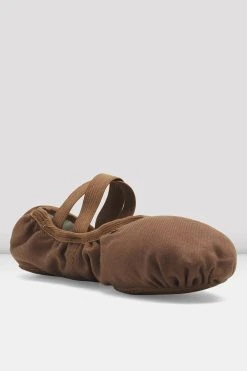 Outlet ❤️ BLOCHSTORE-US Mens Performa Stretch Canvas Ballet 🌟 Shoes Cocoa Canvas ❤️ -Adultes Dance Store S0284M COA 03