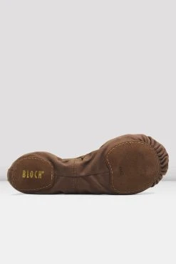 Outlet ❤️ BLOCHSTORE-US Mens Performa Stretch Canvas Ballet 🌟 Shoes Cocoa Canvas ❤️ -Adultes Dance Store S0284M COA 05