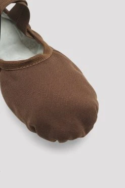 Outlet ❤️ BLOCHSTORE-US Mens Performa Stretch Canvas Ballet 🌟 Shoes Cocoa Canvas ❤️ -Adultes Dance Store S0284M COA 09