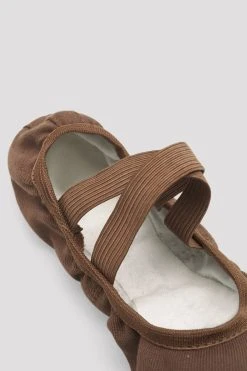 Outlet ❤️ BLOCHSTORE-US Mens Performa Stretch Canvas Ballet 🌟 Shoes Cocoa Canvas ❤️ -Adultes Dance Store S0284M COA 10