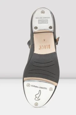 Brand new ✔️ BLOCHSTORE-US Ladies Tap-On Leather Tap Shoes Black Leather 😉 -Adultes Dance Store S0302L BLK 07