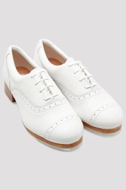 Best reviews of 🤩 BLOCHSTORE-US Ladies Jason Samuels Smith Tap Shoes White Leather 🤩 -Adultes Dance Store S0313L WHT 08