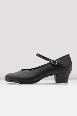 Budget 👍 BLOCHSTORE-US Ladies Showtapper Leather Tap Shoes Black Leather 💯