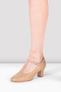 Promo 💯 BLOCHSTORE-US Ladies Roxie Character Shoes Tan Synthetic Leather 😉