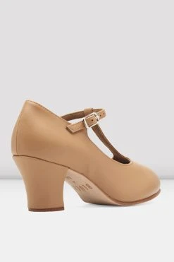 Promo 💯 BLOCHSTORE-US Ladies Roxie Character Shoes Tan Synthetic Leather 😉 -Adultes Dance Store S0375L TAN 04