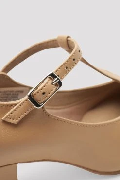 Promo 💯 BLOCHSTORE-US Ladies Roxie Character Shoes Tan Synthetic Leather 😉 -Adultes Dance Store S0375L TAN 08