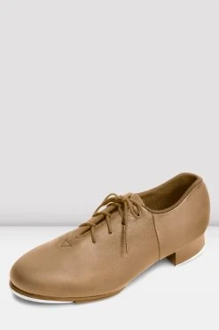 Flash Sale 🔔 BLOCHSTORE-US Ladies Tap-Flex Leather Tap Shoes Tan Leather 🎉