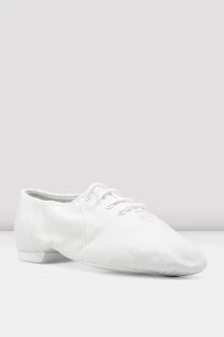 Deals 👍 BLOCHSTORE-US Ladies Jazzsoft Leather Jazz Shoes White Leather ⌛ -Adultes Dance Store S0405L WHT 03