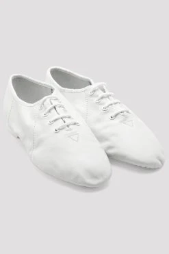 Deals 👍 BLOCHSTORE-US Ladies Jazzsoft Leather Jazz Shoes White Leather ⌛ -Adultes Dance Store S0405L WHT 07