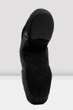 New 🎉 BLOCHSTORE-US Ladies Pulse Leather Jazz ✨ Shoes Black Leather ✨ -Adultes Dance Store S0470L BLK 05