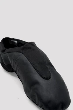 New 🎉 BLOCHSTORE-US Ladies Pulse Leather Jazz ✨ Shoes Black Leather ✨ -Adultes Dance Store S0470L BLK 08