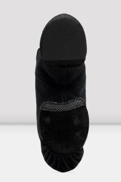 Coupon ⭐ BLOCHSTORE-US Ladies Phantom Stretch Canvas Jazz 🛒 Shoes Black Canvas ✔️ -Adultes Dance Store S0473L BLK 06