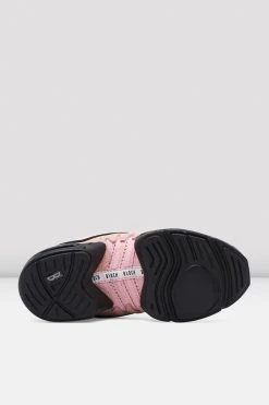 Cheap 🔥 BLOCHSTORE-US Adult Boost Mesh Split Sole Dance Sneakers Pink Mesh Suede 😍 -Adultes Dance Store S0538L PNK 05
