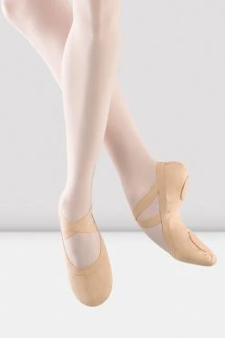 adults dance shoes store 5 Outlet π BLOCHSTORE-US Ladies Pro Elastic Canvas Ballet Shoes Light Sand Canvas π₯