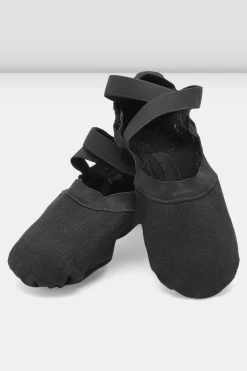Best deal ⌛ BLOCHSTORE-US Mens Synchrony Stretch Canvas Ballet Shoes Black Canvas 😍 -Adultes Dance Store S0625L BLK 07