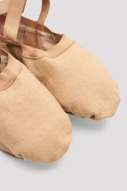 Flash Sale 😀 BLOCHSTORE-US Mens Synchrony Stretch Canvas Ballet Shoes Light Sand Canvas 🧨 -Adultes Dance Store S0625M FSH 08