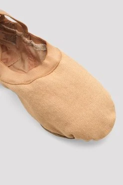 Flash Sale 😀 BLOCHSTORE-US Mens Synchrony Stretch Canvas Ballet Shoes Light Sand Canvas 🧨 -Adultes Dance Store S0625M FSH 09